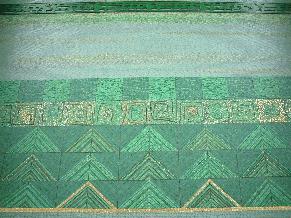 mosaic of green